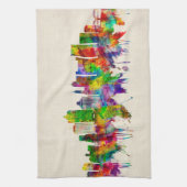 Memphis Tennessee Skyline Theedoek (Verticaal)