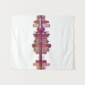 Memphis Tennessee Skyline Wandkleed (Voorkant (horizontaal))