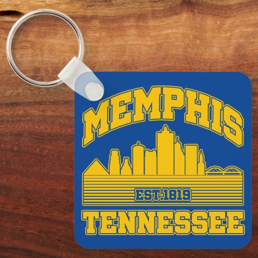 Memphis, Tennessee Sleutelhanger (Voorkant)