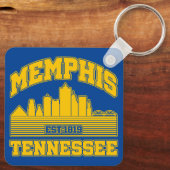 Memphis, Tennessee Sleutelhanger (Achterkant)