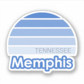 Memphis Tennessee Sticker (Voorkant)