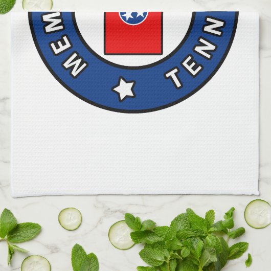 Memphis Tennessee Theedoek (Gevouwen)