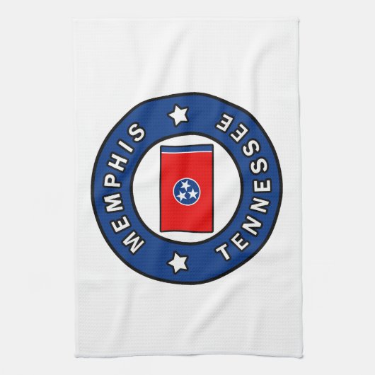 Memphis Tennessee Theedoek (Verticaal)