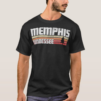 Memphis Tennessee TN Gift Retro Stijl  70 s T-shirt