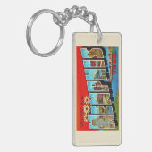 Memphis Tennessee TN  groot Briefkaart Sleutelhanger (Voorkant Links)