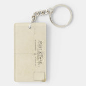 Memphis Tennessee TN  groot Briefkaart Sleutelhanger (achterkant)