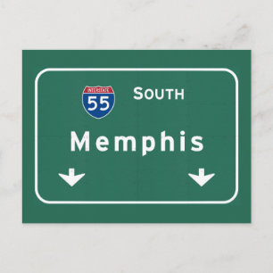 Memphis Tennessee tn Interstate Highway Freeway : Briefkaart