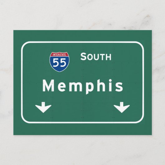 Memphis Tennessee tn Interstate Highway Freeway : Briefkaart (Voorkant)