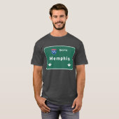Memphis Tennessee tn Interstate Highway Freeway : T-shirt (Voorkant volledig)