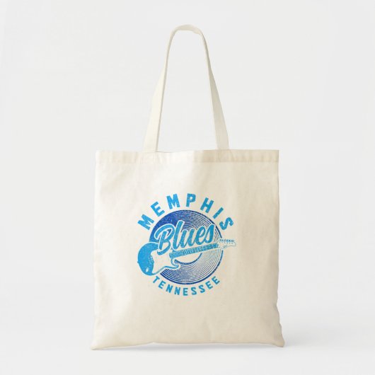 Memphis Tennessee Tn Pride Gitaar Blues Muziek Tote Bag (Voorkant)