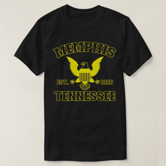 Memphis Tennessee TN T-shirt (Design voorkant)