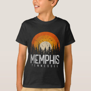 Memphis Tennessee Tn T-shirt Retro Stijl Vintage 7