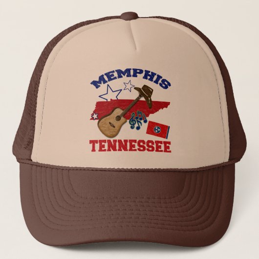 Memphis, Tennessee Trucker Pet (Voorkant)