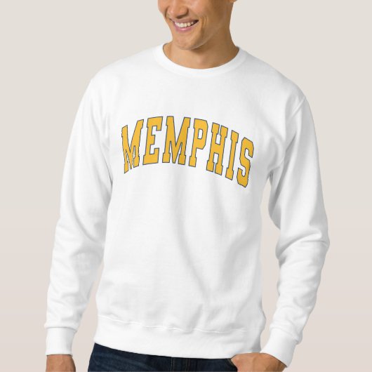 Memphis Tennessee Varsity College Stijl Trui (Voorkant)