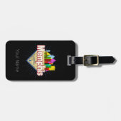 Memphis Tennessee Verenigde Staten Retro Skyline Bagagelabel (Voorkant horizontaal)