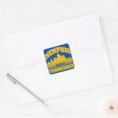 Memphis, Tennessee Vierkante Sticker (Envelop)