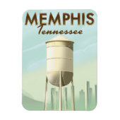 Memphis Tennessee vintage reisposter Magneet (Verticaal)