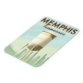 Memphis Tennessee vintage reisposter Magneet (Linkerzijde)