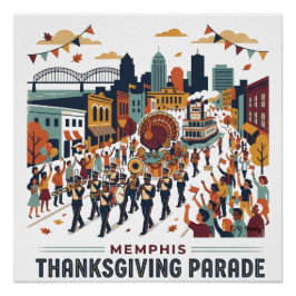 Memphis Thanksgiving Perfect Poster