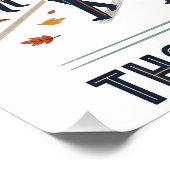 Memphis Thanksgiving Perfect Poster (Hoek)