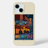 Memphis, TN | Beale Street Neon Case-Mate iPhone Case (Achterkant)