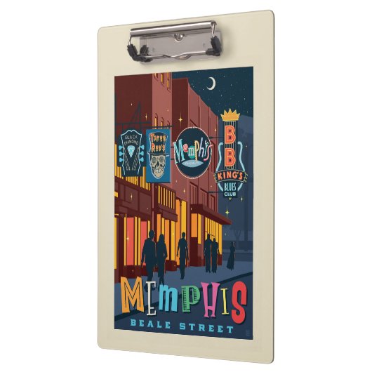 Memphis, TN | Beale Street Neon Klembord (Links)