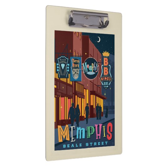 Memphis, TN | Beale Street Neon Klembord (Rechts)