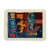 Memphis, TN | Beale Street Neon Magneet (Horizontaal)