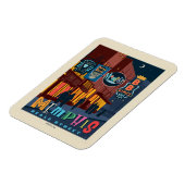 Memphis, TN | Beale Street Neon Magneet (Linkerzijde)