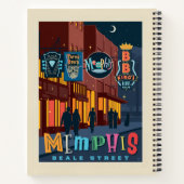Memphis, TN | Beale Street Neon Notitieboek (Achterkant)