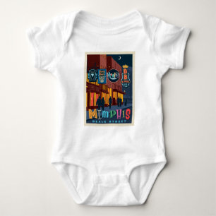 Memphis, TN   Beale Street Neon Romper