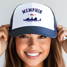 "Memphis TN Embroidered – Classic Skyline 