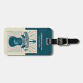 Memphis, TN: Gitaarserie | rock-'n-roll Bagagelabel (Voorkant horizontaal)