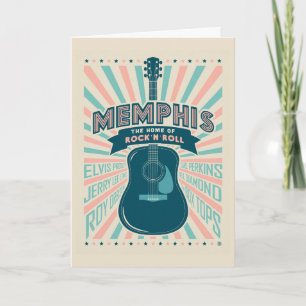 Memphis, TN: Gitaarserie   rock-'n-roll Kaart