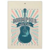 Memphis, TN: Gitaarserie | rock-'n-roll Klembord (Achterkant)