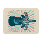 Memphis, TN: Gitaarserie | rock-'n-roll Magneet (Horizontaal)