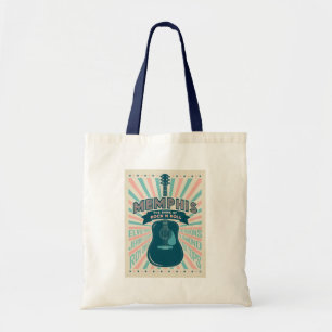 Memphis, TN: Gitaarserie   rock-'n-roll Tote Bag