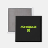 Memphis Tn Ierse trots Shamrock Beeld St Patricks  Magneet (Voorkant / Achterkant)