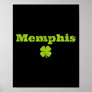 Memphis Tn Ierse trots Shamrock Beeld St Patricks  Poster
