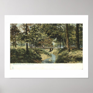 Memphis TN, Overton Park 1905  geïnspireerd Poster