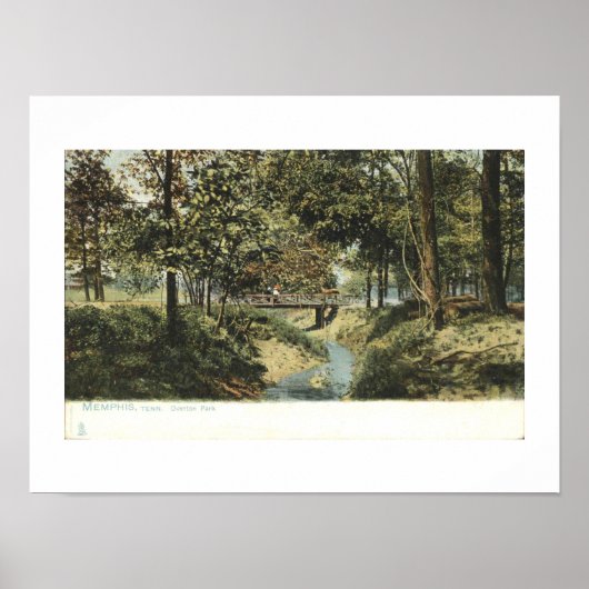 Memphis TN, Overton Park 1905  geïnspireerd Poster (Voorkant)