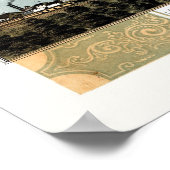 Memphis, TN Panoramische Kaart - 1870 Poster (Hoek)