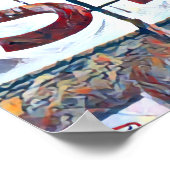 Memphis, TN Skateland schilderij Poster (Hoek)