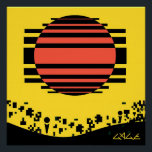 Memphis Tossed Bits Perfect Poster<br><div class="desc">Memphis Tossed Bits. 2026, Ken Gage. Digital art: abstract.</div>