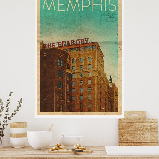  Memphis Travel Poster (Keuken)
