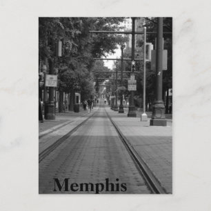 Memphis Trolley Tracks Briefkaart