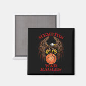Memphis War Eagles Basketbal II Magneet (Voorkant / Achterkant)