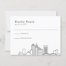 Memphis Wedding | Gestileerde Skyline RSVP