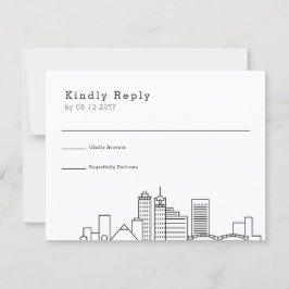 Memphis Wedding | Gestileerde Skyline RSVP