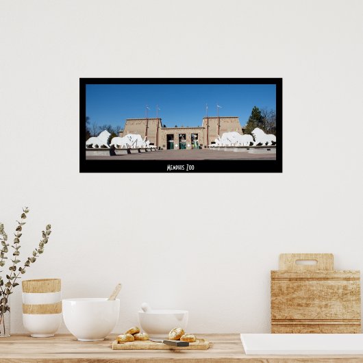 Memphis Zoo Poster (Keuken)